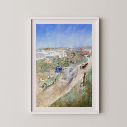 white frame