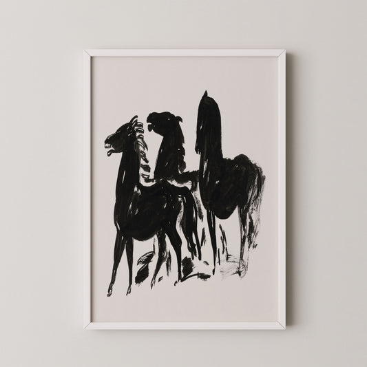 white frame