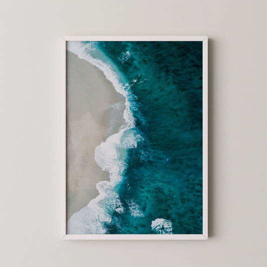 white frame