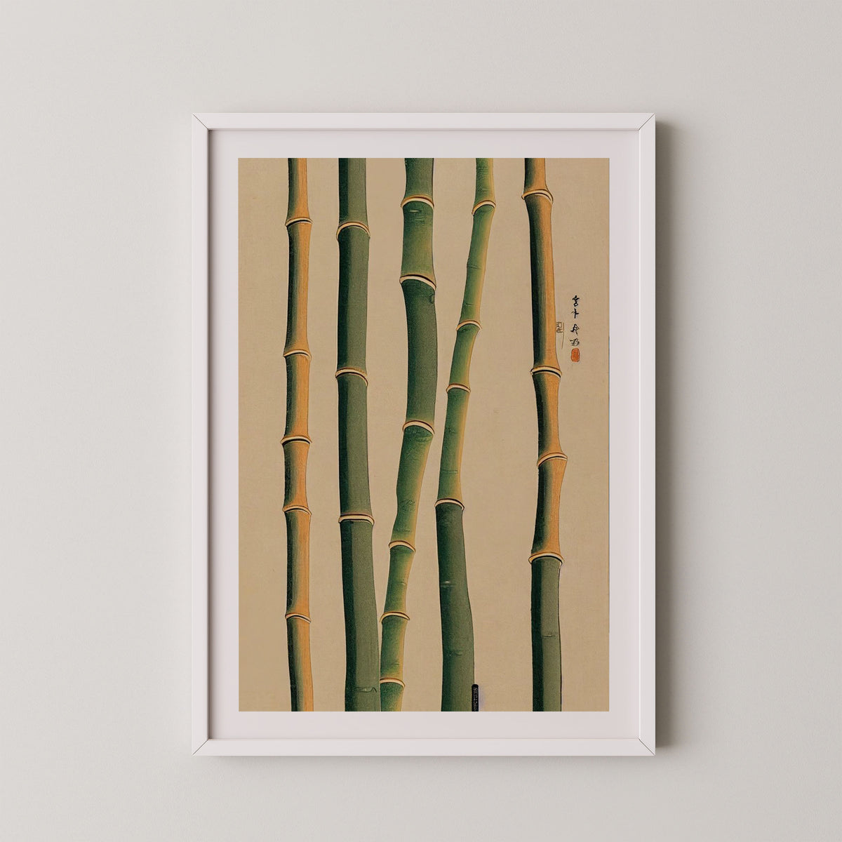 white frame