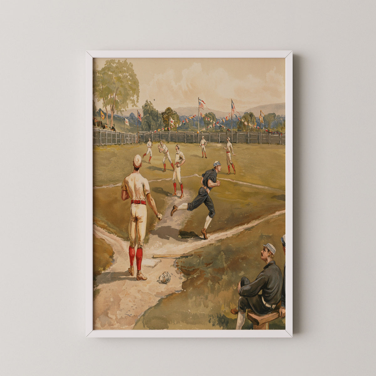 white frame
