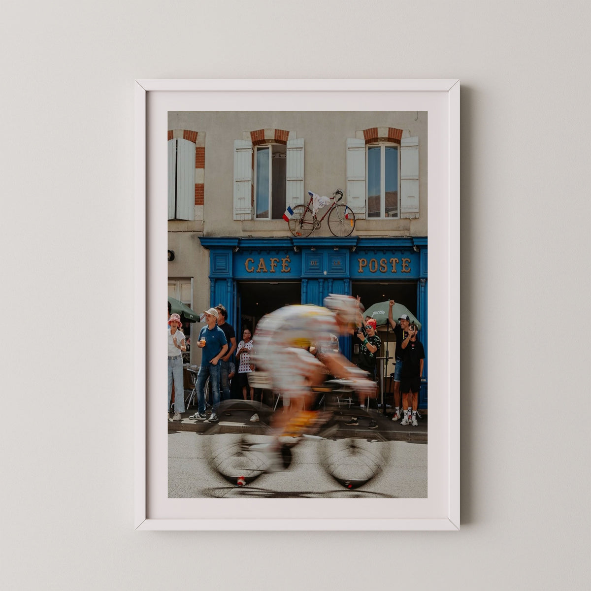 white frame 