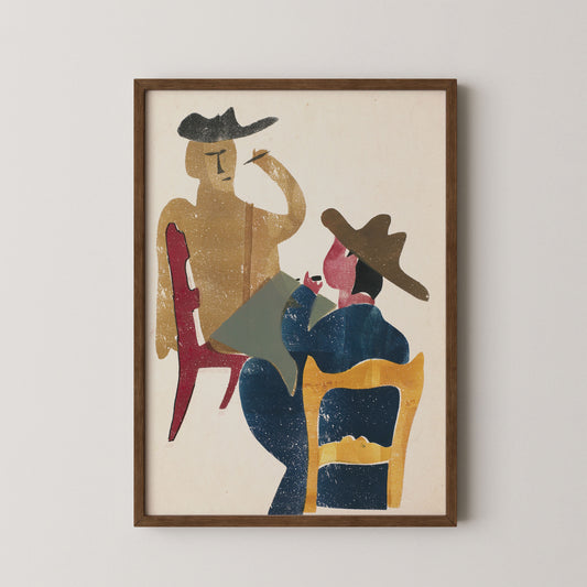 dark brown frame