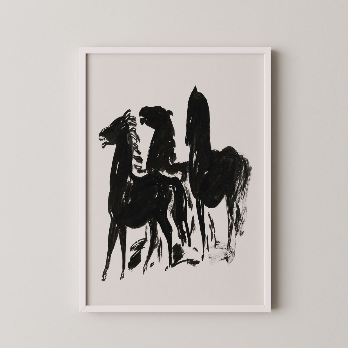 white frame