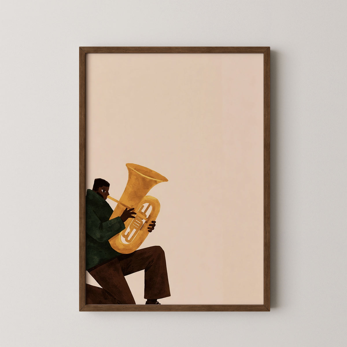 dark brown frame
