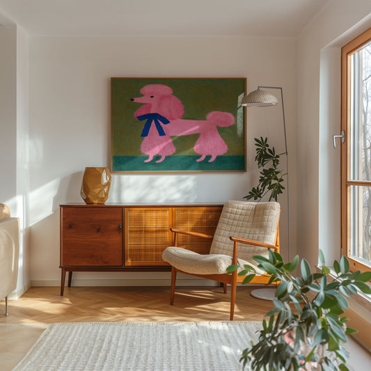 light brown frame